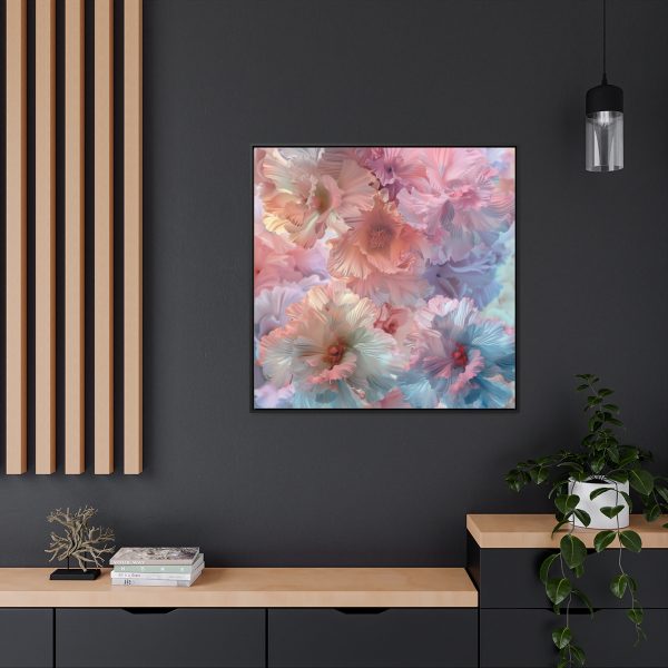 Floral Nebula 02 - Gallery Canvas Wraps, Square Frame - Image 69