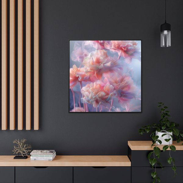 Floral Nebula 03 - Gallery Canvas Wraps, Square Frame - Image 69