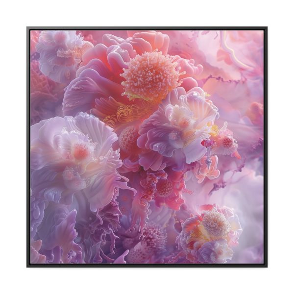 Floral Nebula 05 - Gallery Canvas Wraps, Square Frame - Image 65