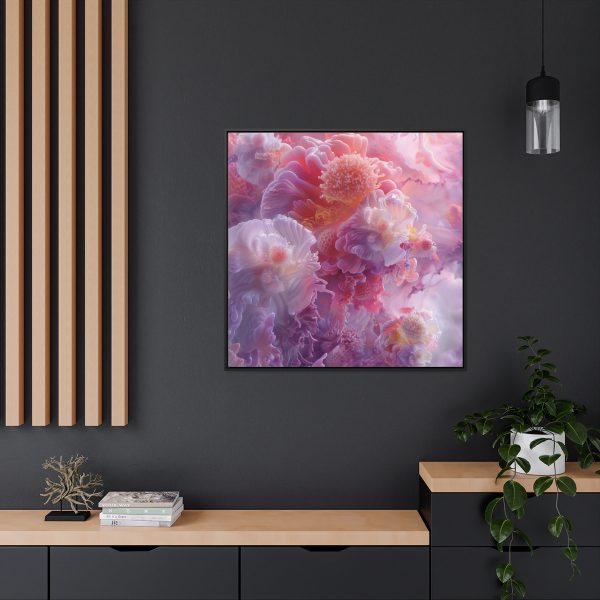 Floral Nebula 05 - Gallery Canvas Wraps, Square Frame - Image 69