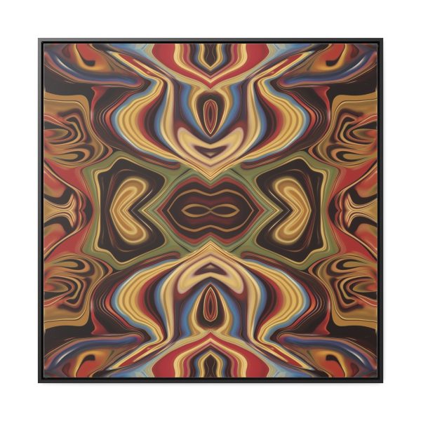 Lipnotic Kaleidoscope Background 04 - Gallery Canvas Wraps, Square Frame - Image 65