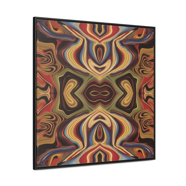 Lipnotic Kaleidoscope Background 04 - Gallery Canvas Wraps, Square Frame - Image 66