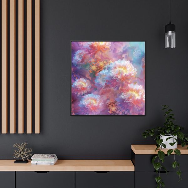 Floral Nebula 04 - Gallery Canvas Wraps, Square Frame - Image 69