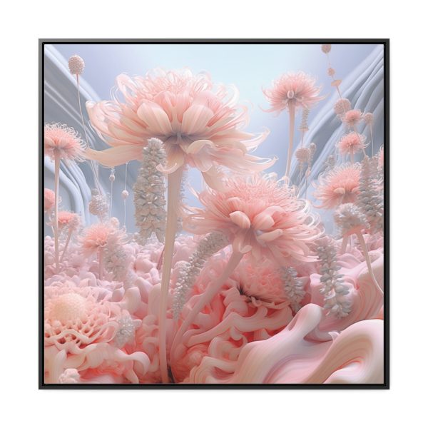 Foamy Floral Fusion 01 - Gallery Canvas Wraps, Square Frame - Image 65