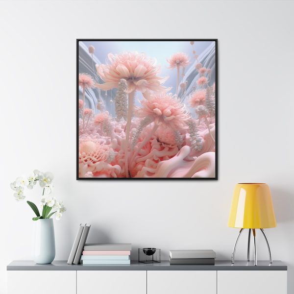 Foamy Floral Fusion 01 - Gallery Canvas Wraps, Square Frame - Image 68