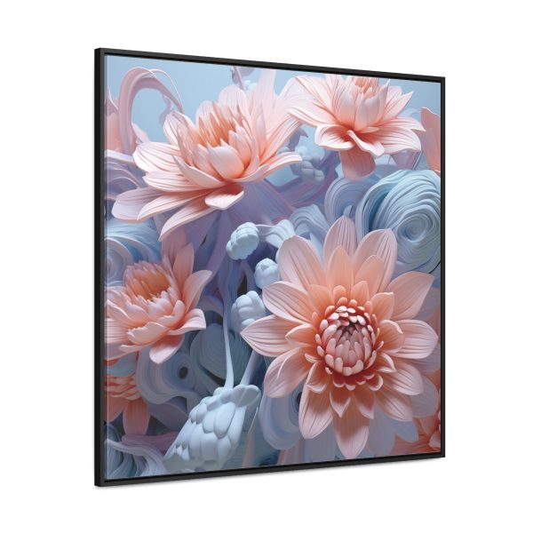 Foamy Floral Fusion 02 - Gallery Canvas Wraps, Square Frame - Image 66