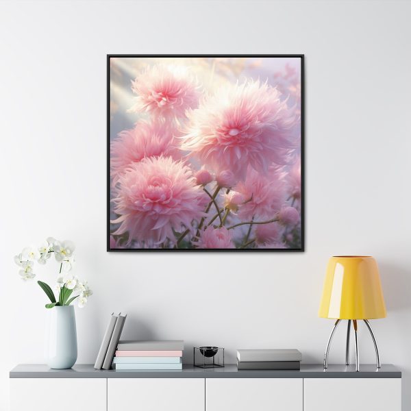 Rise and Shine Powder Puffs - Gallery Canvas Wraps, Square Frame - Image 68