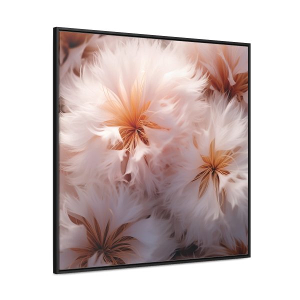 Soft Fantasy Feather Puffs - Gallery Canvas Wraps, Square Frame - Image 66