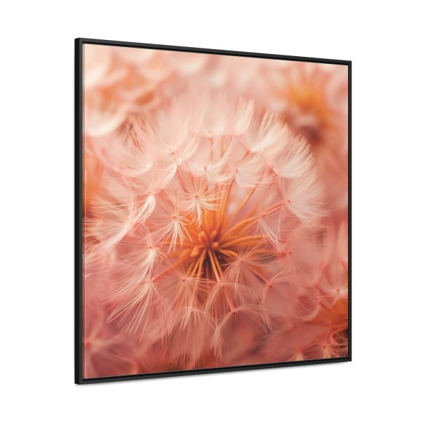 Lovely Fuzzy Fluff in Peach 01 - Gallery Canvas Wraps, Square Frame - Image 66