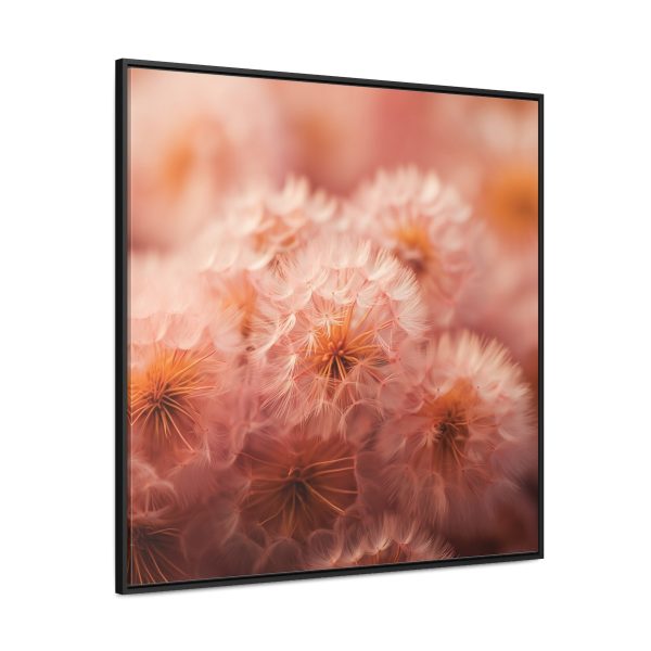 Lovely Fuzzy Fluff in Peach 02 - Gallery Canvas Wraps, Square Frame - Image 66