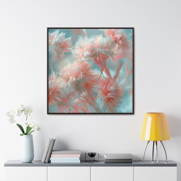 Floral Nebula 01 - Gallery Canvas Wraps, Square Frame - Image 4