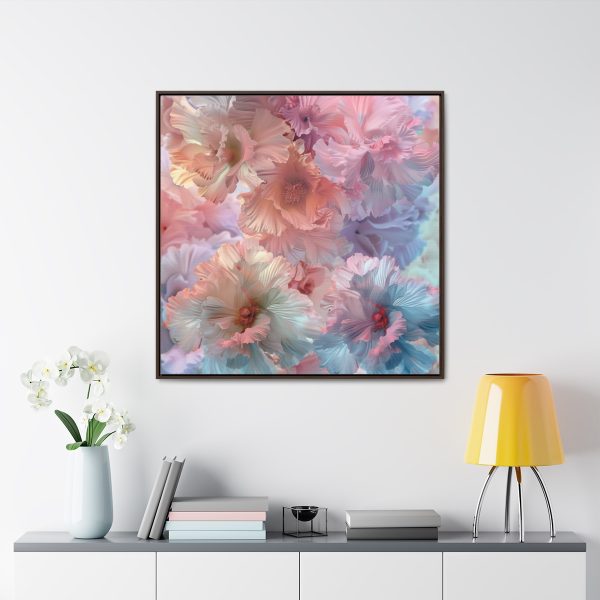 Floral Nebula 02 - Gallery Canvas Wraps, Square Frame - Image 4