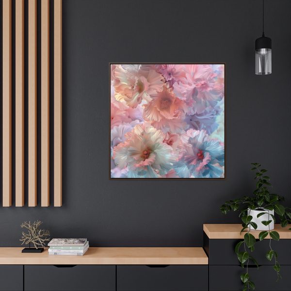 Floral Nebula 02 - Gallery Canvas Wraps, Square Frame - Image 5