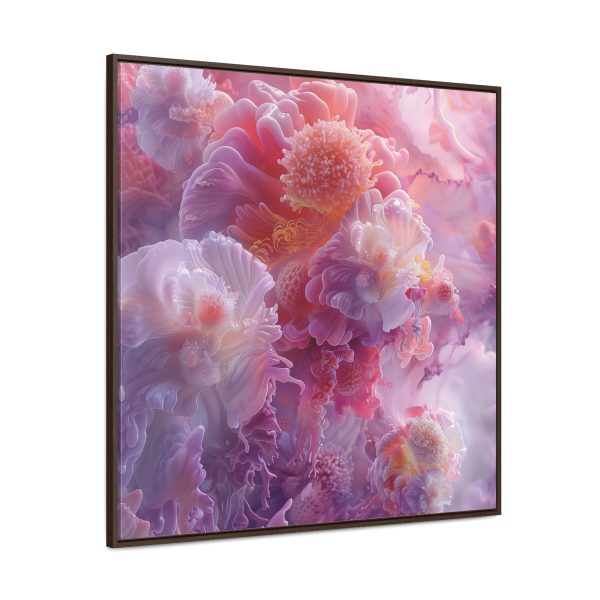 Floral Nebula 05 - Gallery Canvas Wraps, Square Frame - Image 2