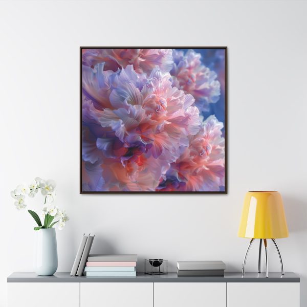 Floral Nebula 07 - Gallery Canvas Wraps, Square Frame - Image 4