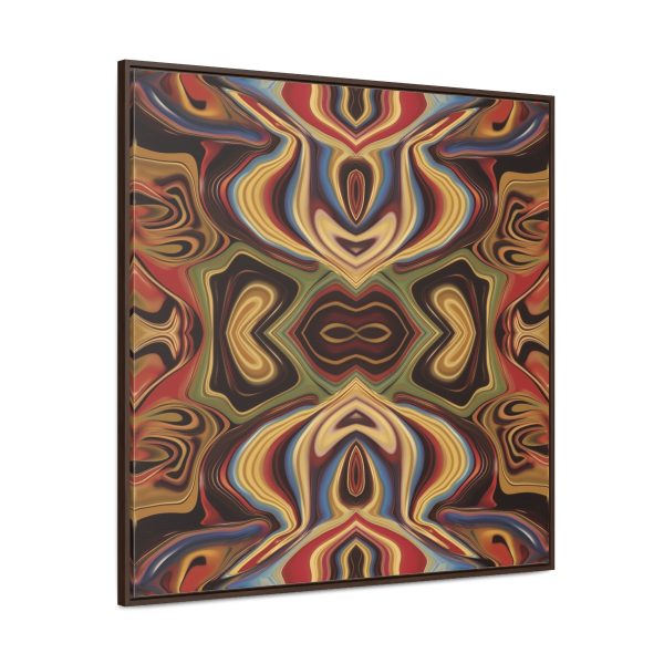 Lipnotic Kaleidoscope Background 04 - Gallery Canvas Wraps, Square Frame - Image 2