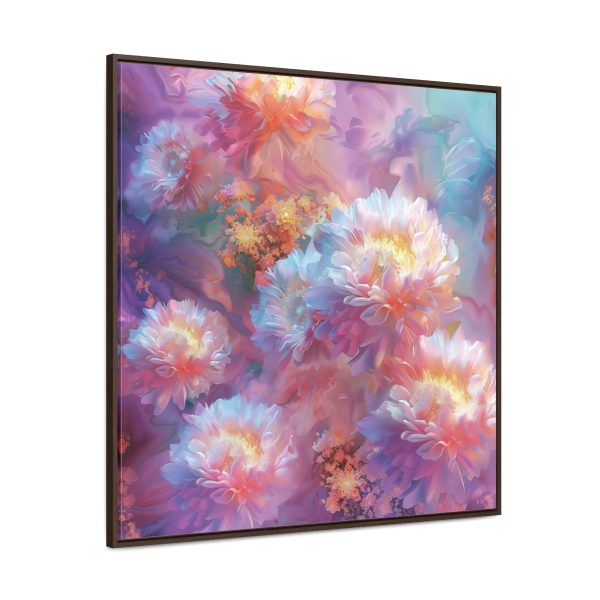 Floral Nebula 04 - Gallery Canvas Wraps, Square Frame - Image 2