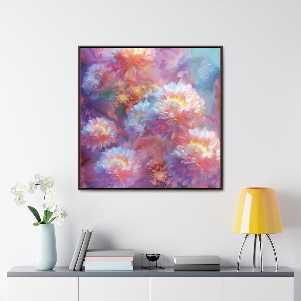 Floral Nebula 04 - Gallery Canvas Wraps, Square Frame - Image 4