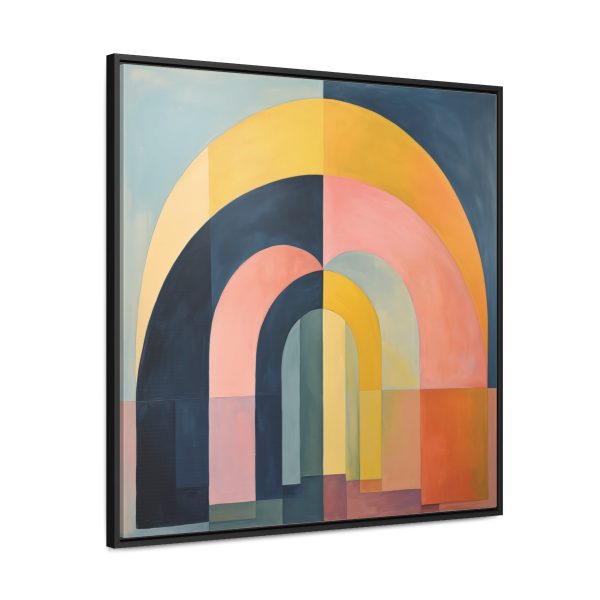 Soft Geometric Archways - Gallery Canvas Wraps, Square Frame - Image 71