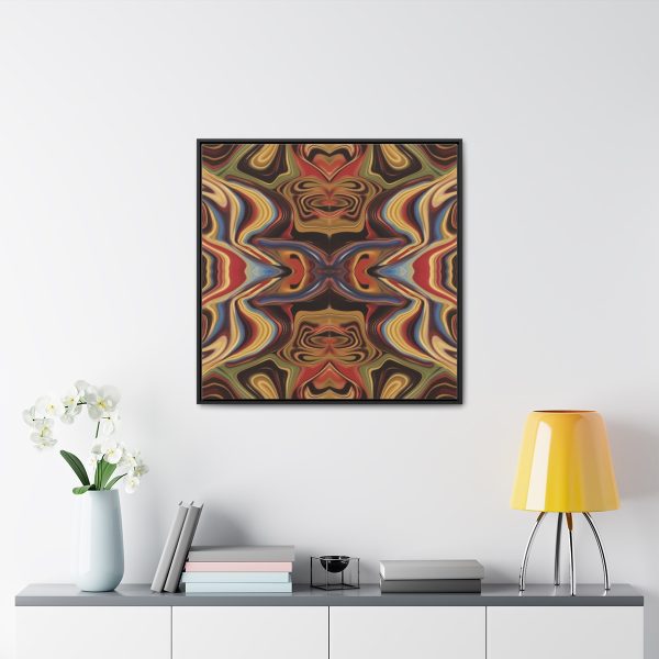 Lipnotic Kaleidoscope Background 01 - Gallery Canvas Wraps, Square Frame - Image 73