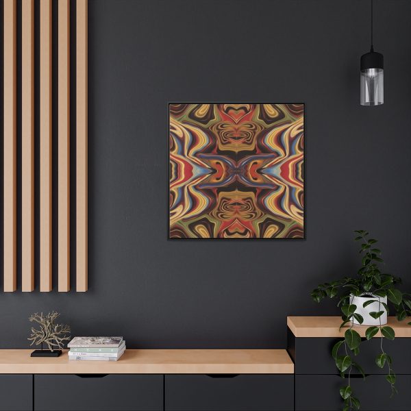 Lipnotic Kaleidoscope Background 01 - Gallery Canvas Wraps, Square Frame - Image 74