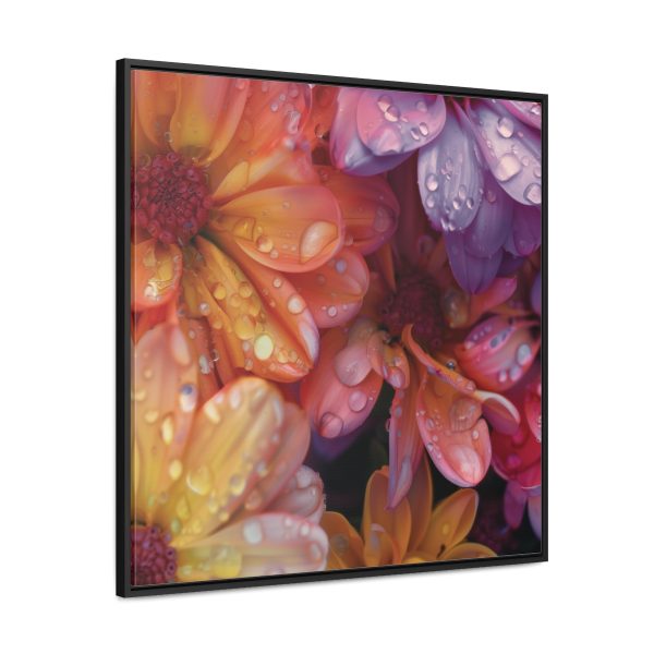 Bright Fantasy Floral 04 - Gallery Canvas Wraps, Square Frame - Image 71