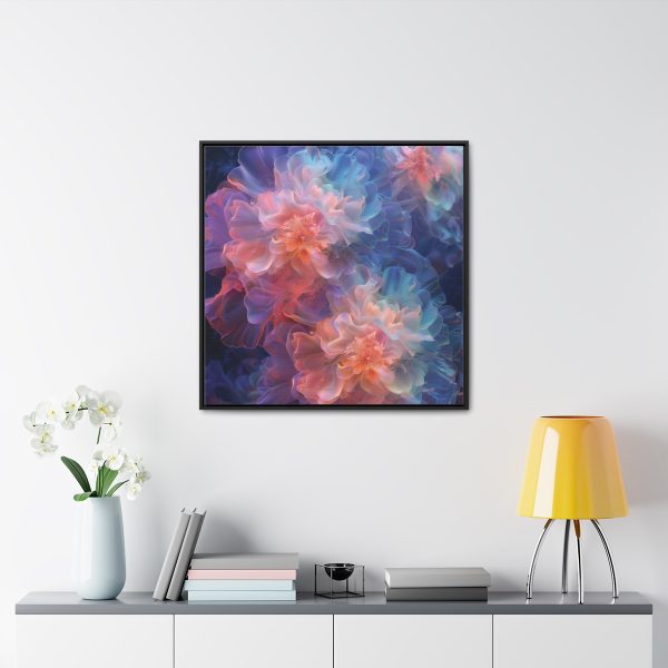 Floral Nebula 09 - Gallery Canvas Wraps, Square Frame - Image 73