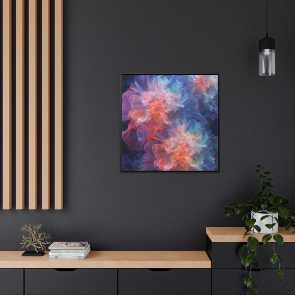 Floral Nebula 09 - Gallery Canvas Wraps, Square Frame - Image 74