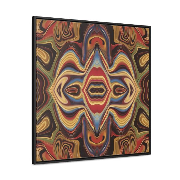 Lipnotic Kaleidoscope Background 03 - Gallery Canvas Wraps, Square Frame - Image 71