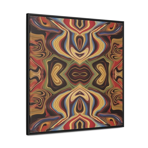 Lipnotic Kaleidoscope Background 04 - Gallery Canvas Wraps, Square Frame - Image 71