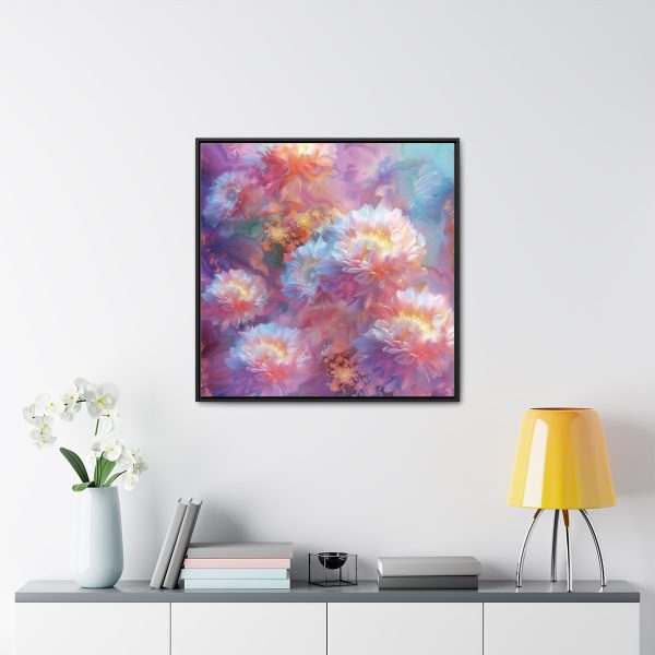 Floral Nebula 04 - Gallery Canvas Wraps, Square Frame - Image 73