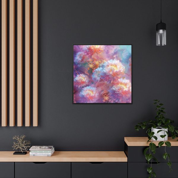 Floral Nebula 04 - Gallery Canvas Wraps, Square Frame - Image 74