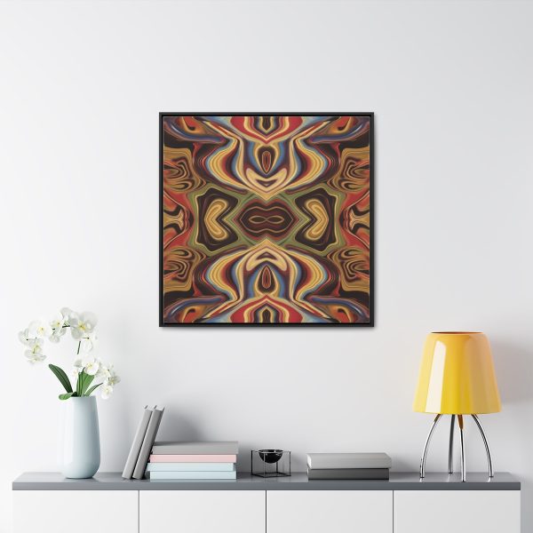 Lipnotic Kaleidoscope Background 04 - Gallery Canvas Wraps, Square Frame - Image 73