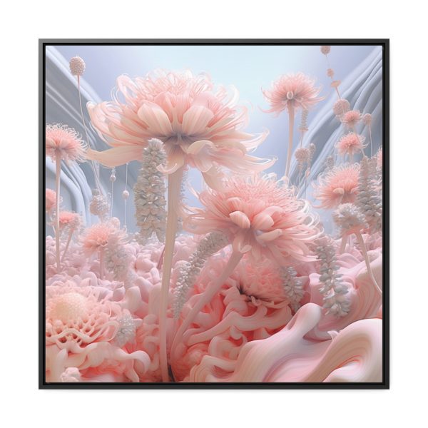 Foamy Floral Fusion 01 - Gallery Canvas Wraps, Square Frame - Image 70