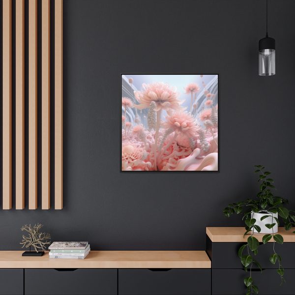 Foamy Floral Fusion 01 - Gallery Canvas Wraps, Square Frame - Image 74