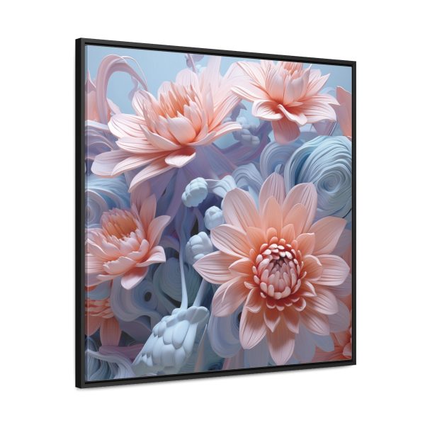 Foamy Floral Fusion 02 - Gallery Canvas Wraps, Square Frame - Image 71