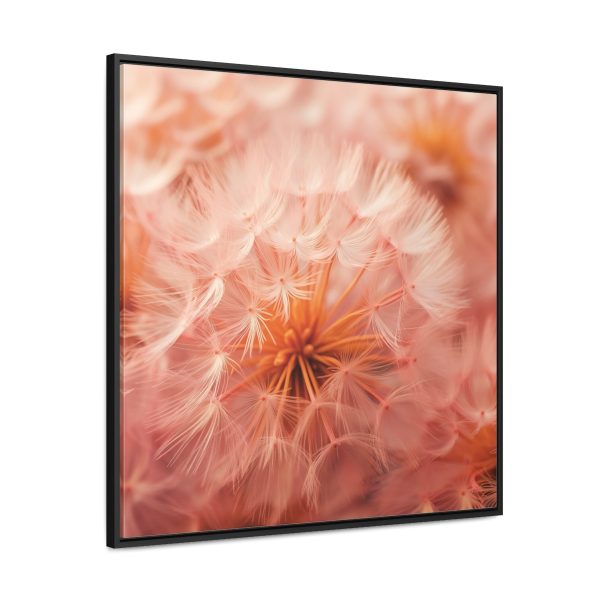 Lovely Fuzzy Fluff in Peach 01 - Gallery Canvas Wraps, Square Frame - Image 71