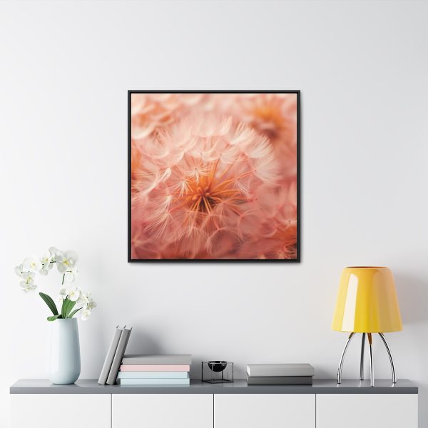 Lovely Fuzzy Fluff in Peach 01 - Gallery Canvas Wraps, Square Frame - Image 73