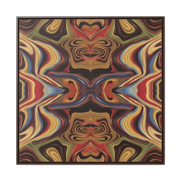 Lipnotic Kaleidoscope Background 01 - Gallery Canvas Wraps, Square Frame - Image 75