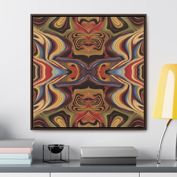 Lipnotic Kaleidoscope Background 01 - Gallery Canvas Wraps, Square Frame - Image 78