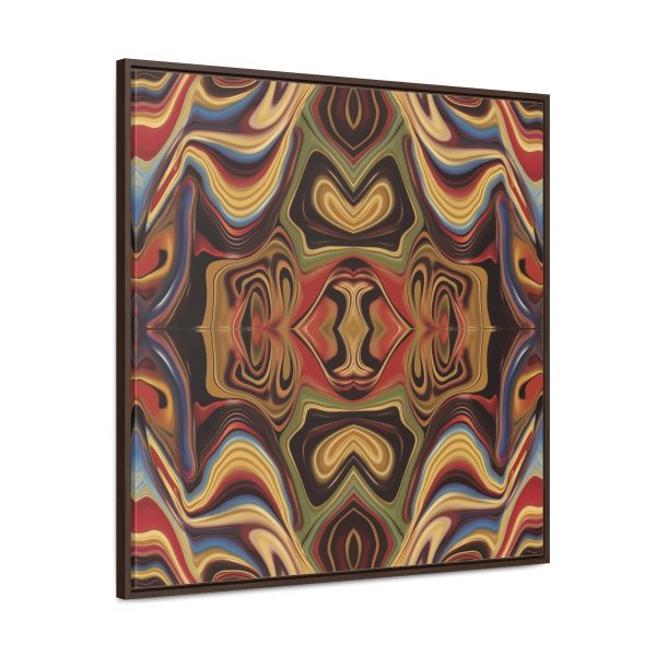 Lipnotic Kaleidoscope Background 02 - Gallery Canvas Wraps, Square Frame - Image 76