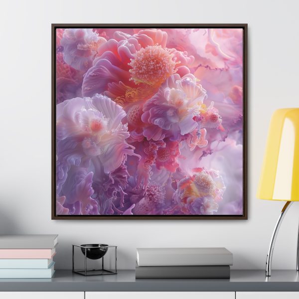 Floral Nebula 05 - Gallery Canvas Wraps, Square Frame - Image 78