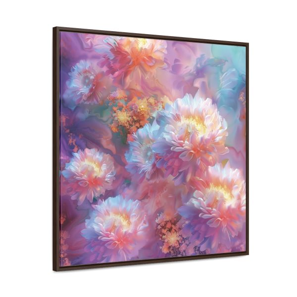 Floral Nebula 04 - Gallery Canvas Wraps, Square Frame - Image 76