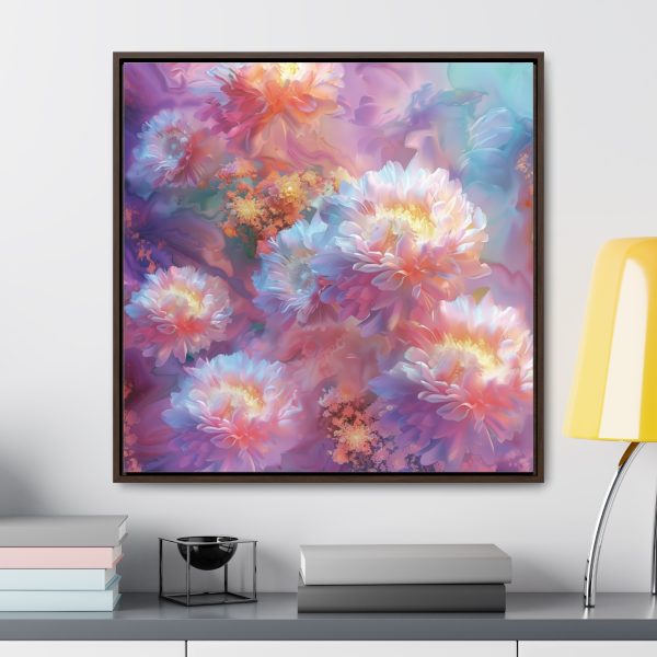 Floral Nebula 04 - Gallery Canvas Wraps, Square Frame - Image 78