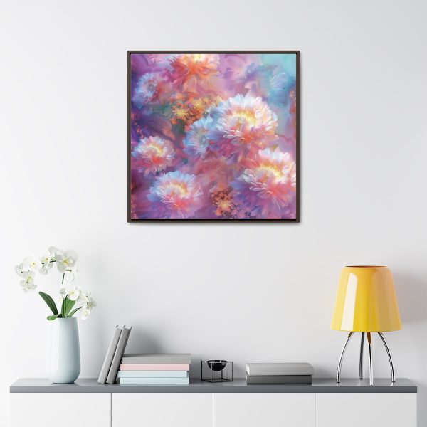 Floral Nebula 04 - Gallery Canvas Wraps, Square Frame - Image 79