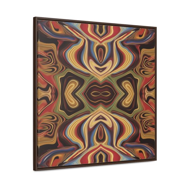 Lipnotic Kaleidoscope Background 04 - Gallery Canvas Wraps, Square Frame - Image 76