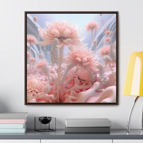 Foamy Floral Fusion 01 - Gallery Canvas Wraps, Square Frame - Image 78