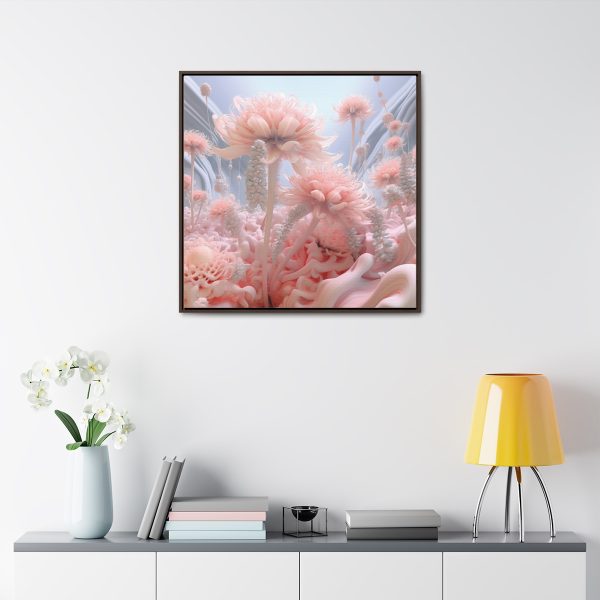 Foamy Floral Fusion 01 - Gallery Canvas Wraps, Square Frame - Image 79