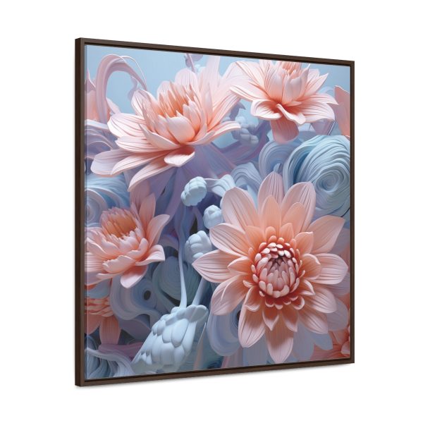 Foamy Floral Fusion 02 - Gallery Canvas Wraps, Square Frame - Image 76