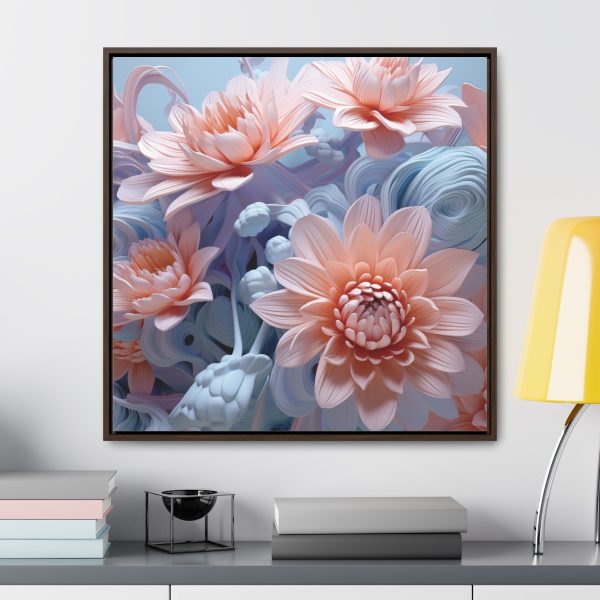 Foamy Floral Fusion 02 - Gallery Canvas Wraps, Square Frame - Image 78